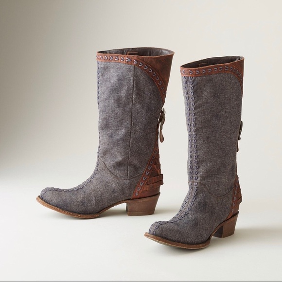 Lane Boots Shoes - 🆕 LANE BOOTS | Coachella Nightfall Denim Boots